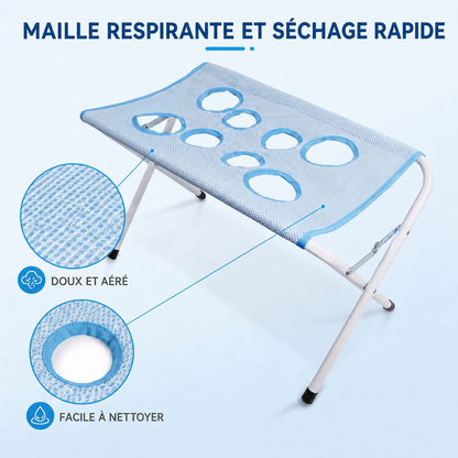 Maille respirante et facile à nettoyer de l’aide au bain Fitzano